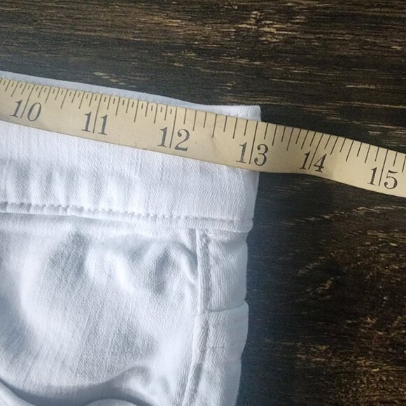 J.Crew Women's Jeans Toothpick Skinny Mid-Rise‎ Ankle White  Denim Size 26 - Picture 3 of 5